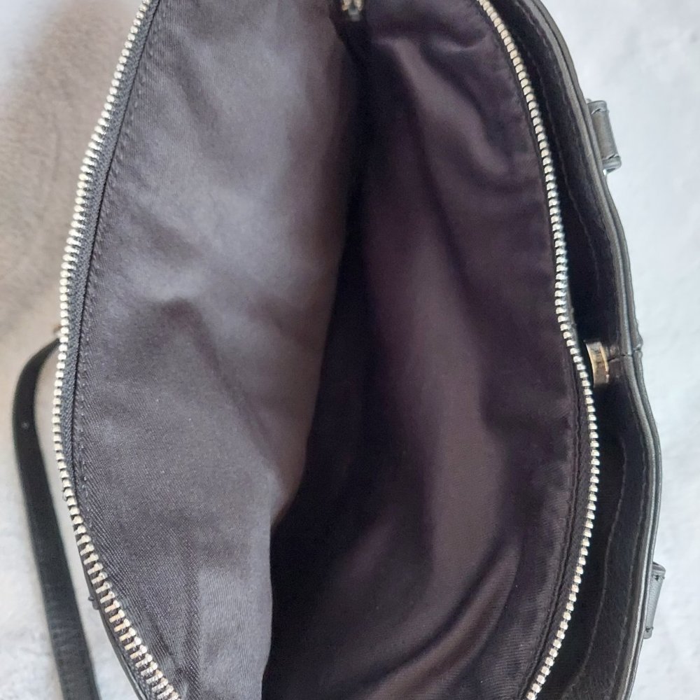 Black leather handbag - Picture 4 of 5